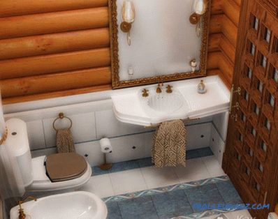 Hidroizolacija kopalnice v leseni hiši