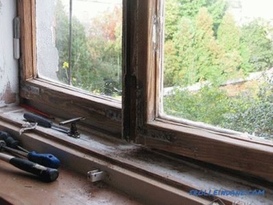 Popravilo DIY lesenih oken