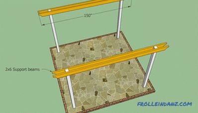 Pergola do-it-yourself - kako jo narediti, risbe, navodila in fotografije po korakih