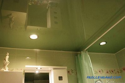 Oblikovanje raztegljivih stropov v kopalnici