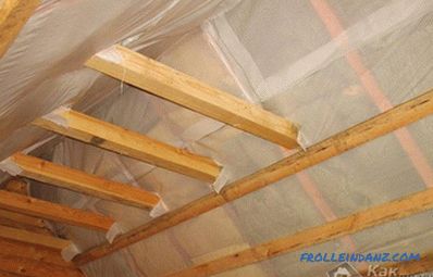 Kako izolirati streho od znotraj - tehnologija izolacije strehe