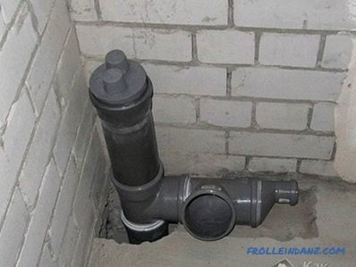 Prezračevanje kanalizacije v zasebni hiši + fotografija