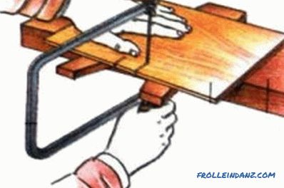 Rezanje lesa: glavne tehnike dela