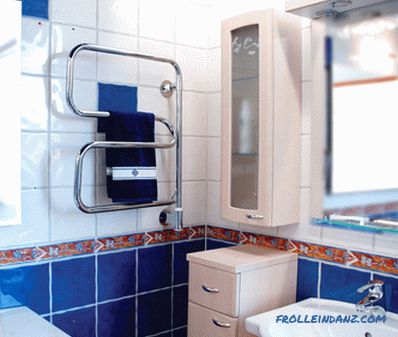 Kako izbrati ogrevano brisačo za kopalnico, vodo ali elektriko