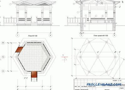 Kako zgraditi gazebo naredite sami + fotografijo