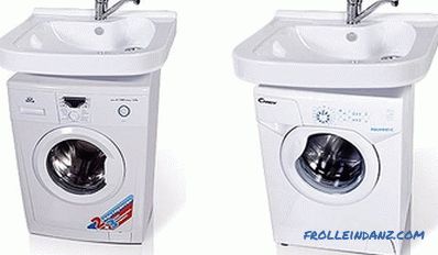 Sink over washing machine - kako izbrati in namestiti