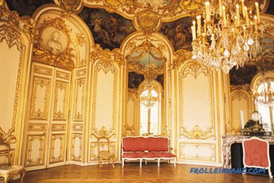 Baročni stil v notranjosti - pravila oblikovanja in 40 fotografskih idej