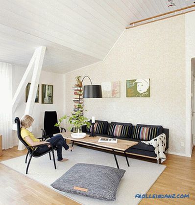 Dnevna soba v skandinavskem stilu
