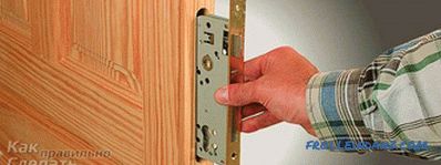 Kako spremeniti zaklepanje vrat v apartmaju sami