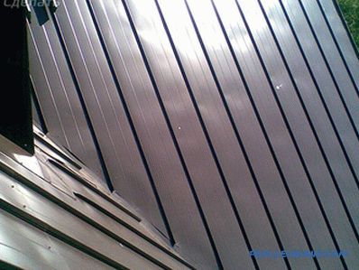 Kako pokriti streho z železom - montaža kovinske strehe + fotografija