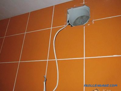 Prisilno prezračevanje v kopalnici - namestite izpušni ventilator v kopalnici