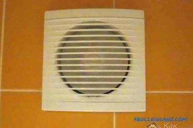 Prisilno prezračevanje v kopalnici - namestite izpušni ventilator v kopalnici