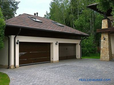 Streha garaže z lastnimi rokami - kako narediti odnoskatnuyu, zabat