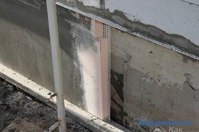 Kako ometati beton - omet iz betonskih blokov
