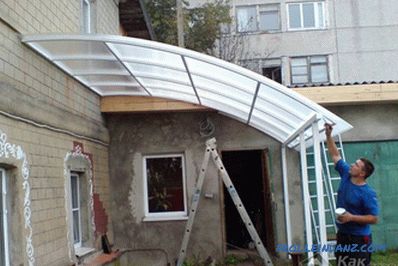 Kako narediti polikarbonatno verando