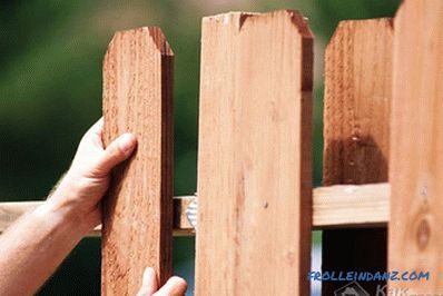 Kako narediti leseno ograjo - ograjo iz lesa