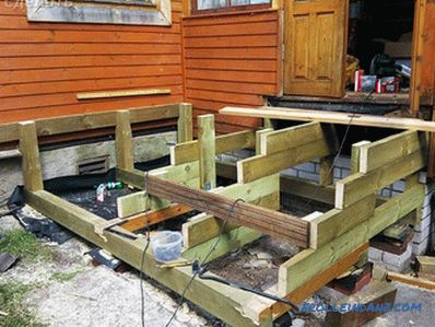 Kako narediti verando iz lesa