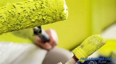 Kako barvati dekorativni omet - barvanje mavca
