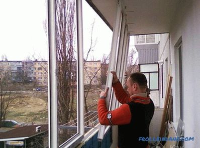 Kako glazuro balkon z lastnimi rokami