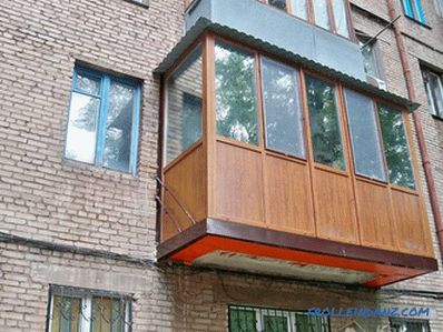 Popravila balkon z lastnimi rokami - v plošči hiši, v Hruščov + fotografijo