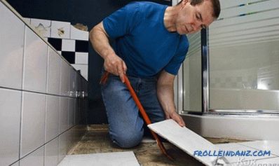 Kako narediti kopalnico tla z lastnimi rokami