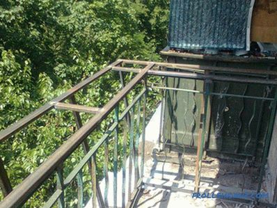 Priprava balkona za zasteklitev - pripravljalna dela na zasteklitvi balkona