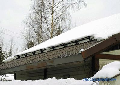 Kako namestiti zaščito pred snegom - vgradnja zaščite za sneg na streho