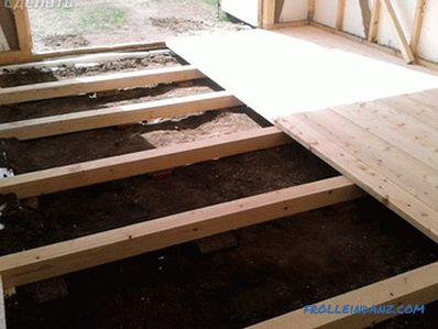 Kako narediti lesena tla v garaži z lastnimi rokami