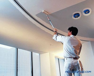 Kako barvati strop brez madežev