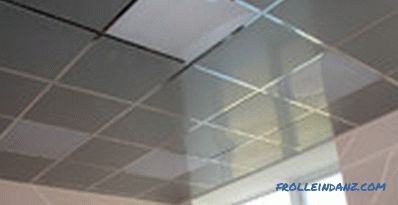 Vrste in vrste spuščenih stropov na konstrukciji in proizvodnji materialov