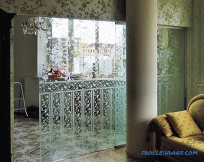 Steklene pregrade v stanovanju - notranjost apartmaja (+ fotografije)