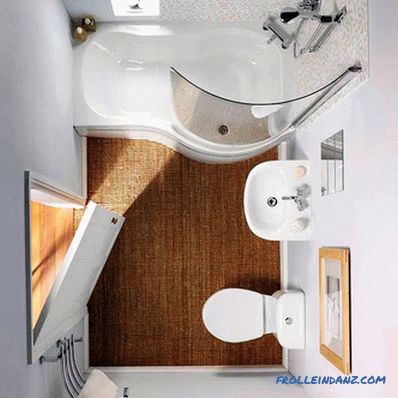 Notranjost majhne kopalnice - oblikovanje kopalnice