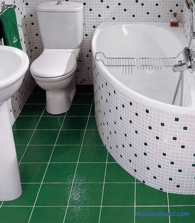 Notranjost majhne kopalnice - oblikovanje kopalnice