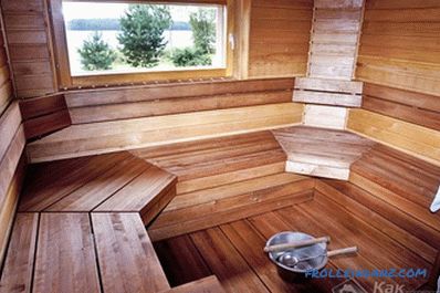 Pohištvo za kopel z rokami lesa + foto shema