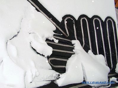 Kako odstraniti sneg s strehe z lastnimi rokami