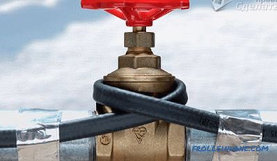 Kako odmrzniti vodovodno cev - načine za odmrzovanje vodovodnih cevi
